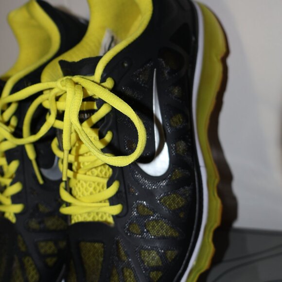 Nike Air Max Black Volt Running Sneakers – Men’s US 8.5 - Picture 4 of 8